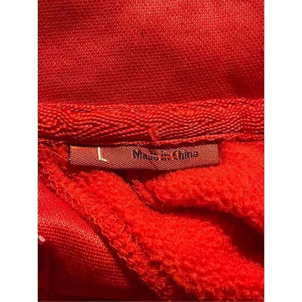 American Classic Sportswear Men Red Long Sleeve Utah Utes 1/4 Zip Pullover Large